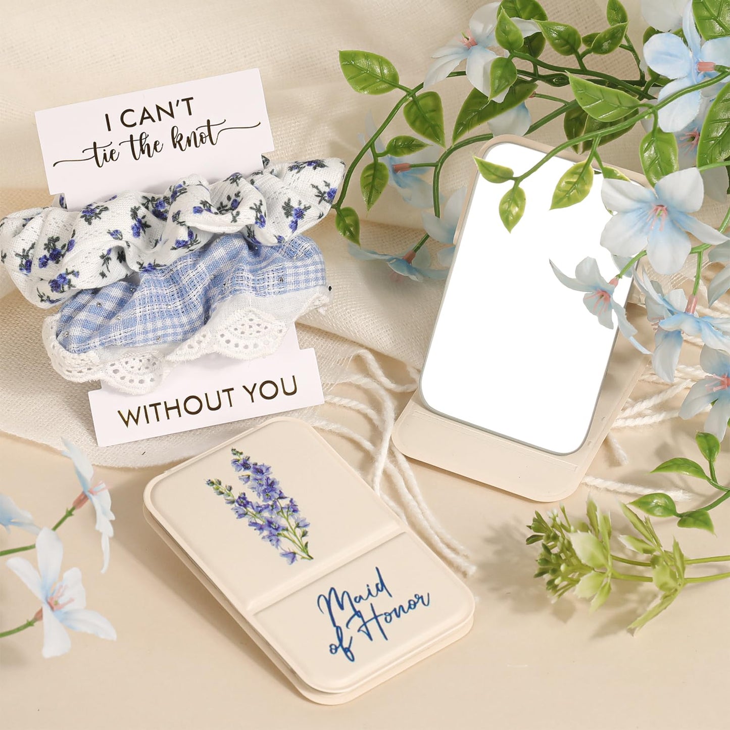 Maid of Honor Proposal Gifts,Wedding Bachelorette Party Will You Be My Maid of Honor Glass Cup Candle Jewelry Box Gift Set