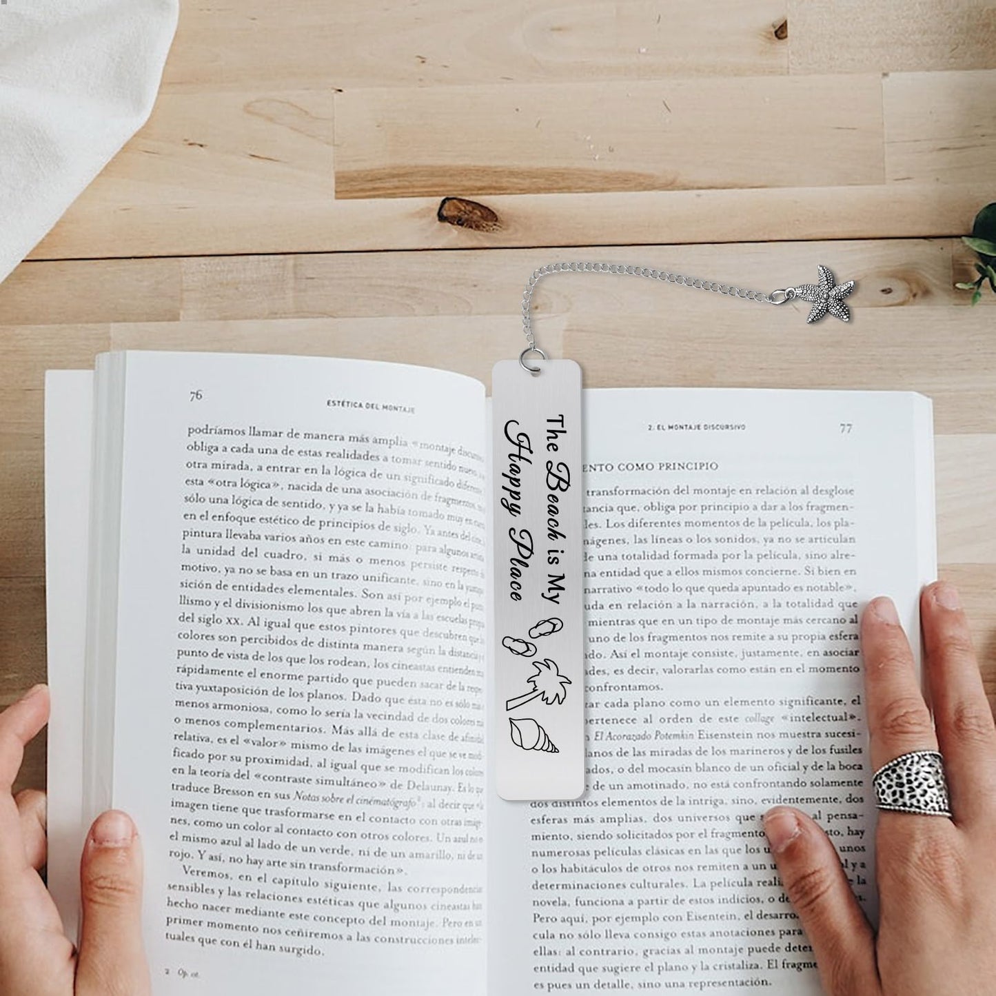 Beach Lover Gift for Women Bookmark Beach Gifts for Women Girls Beach Theme Bookmark Gift Vacation Gift Summer Beach Gift for Beach Lover Graduation Gift for Sister Friends Teens Boys Student