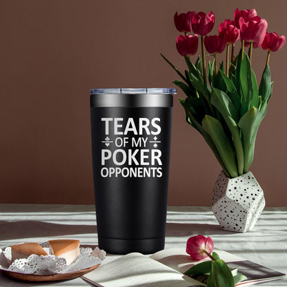 Poker Gifts for Men Women - Gifts for Poker Players - Christmas Brithday Gift for Pokers Lovers - 20oz Pokers Gift Ideas Tumbler