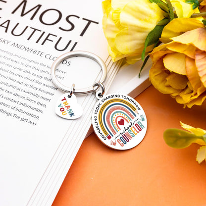 School Counselor Gifts for Women Men Thank You Appreciation Gifts for Counselors School Administrator Gift Ideas Guidance Counselor Keychain Unique Birthday Christmas Gift for Teacher