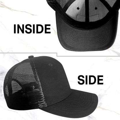 BETHEGIFT Fathers Day Gift for Dad from Daughter - Awesome Father Trucker Hat - Dad Birthday Gifts from Daughter - Adjustable Mesh Baseball Cap for Men, Papa, Stepdad