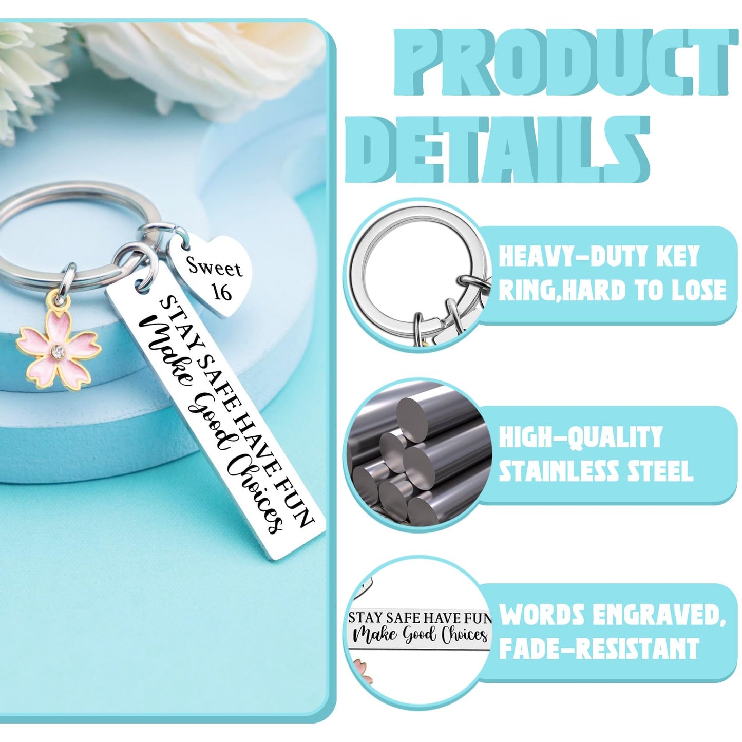 Sweet 16 Gifts for Girls 16 21 Year Old Gift 16th 21st Birthday Gifts for Her Girls Birthday Party Decorations