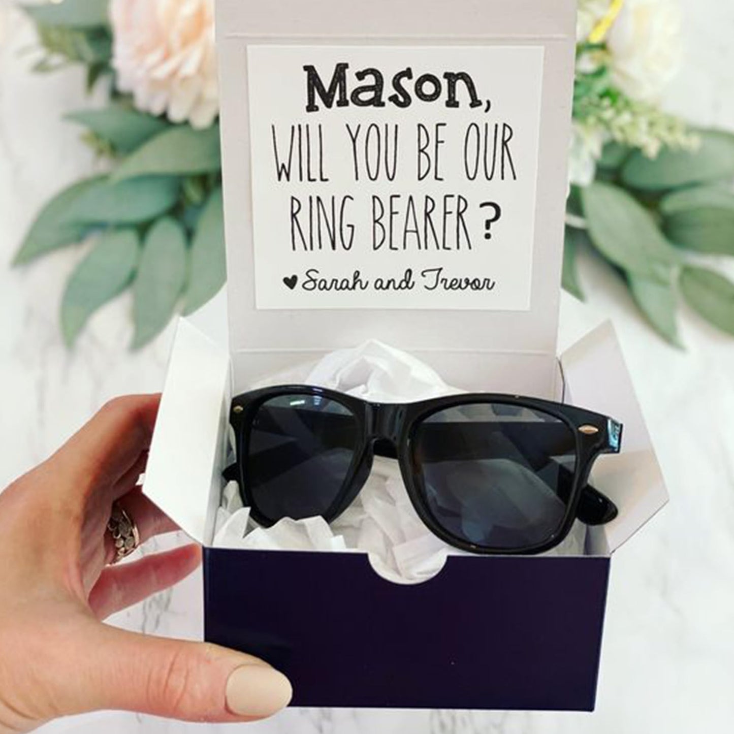 Flower Girl Sunglasses Little Bridesmaid Proposal Gift, Ring Bearer Security Gift.