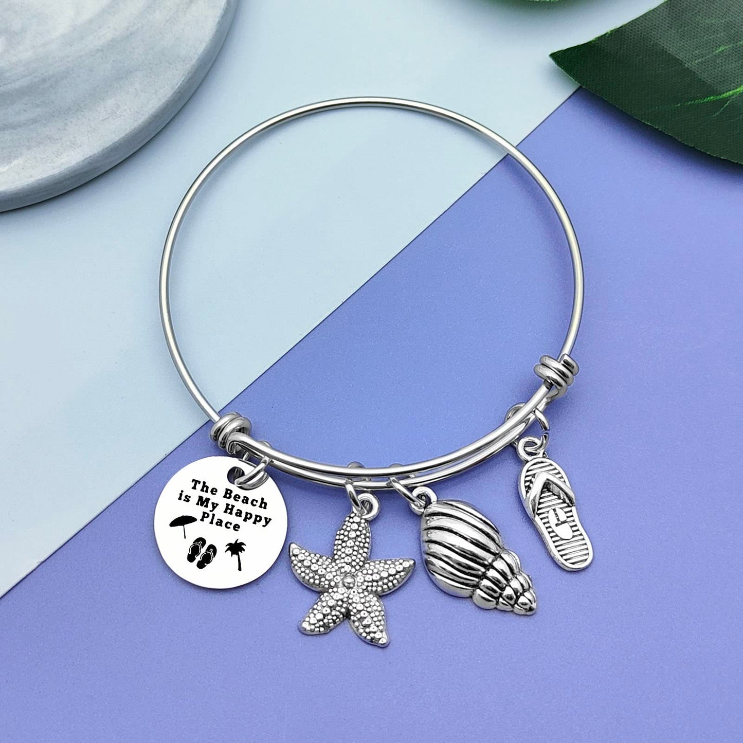 Vadaka Beach Gifts for Women Beach Lover Bracelet Jewelry Beachs Themed Gifts for Friend Ocean Themed Gift for Beachs Lover Birthday Christmas Graduation Gift for Women