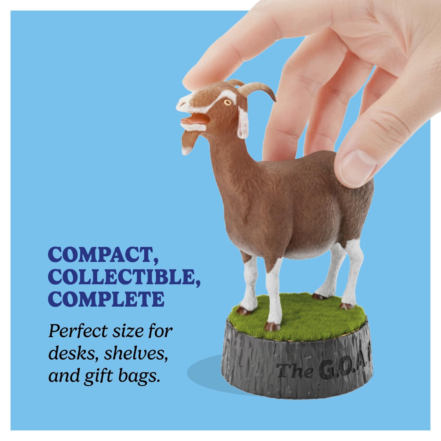 The Screaming Goat Desk Toy - White Elephant Gifts - Funny Gag Gift Ideas for Coworkers - Unique Fun Desk Toys - Hilarious Easter Basket Stuffers
