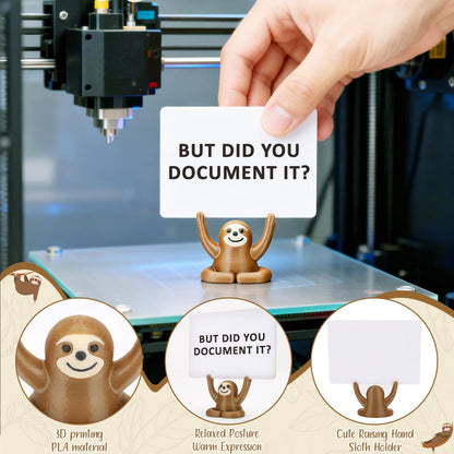 Gifts for Coworkers Women Men Funny Sloth Work Office Gifts for Employees Boss Manager Engineers Birthday Retirement Gift Farewell Going Away Boss's Day Christmas But Did You Document It Office Decor
