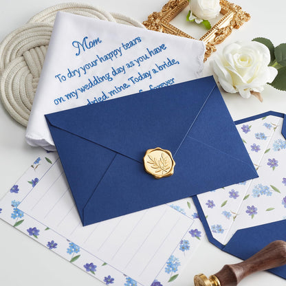 Mother of the Bride Gifts Wedding Handkerchief, AKI-106E-Mom