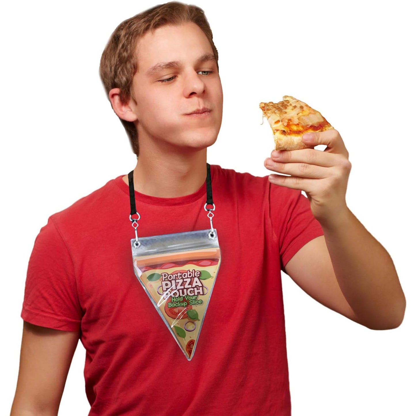 Portable Pizza Pouch - Great Gag Gift, Stocking Stuffer, Or For The Pizza Lover!