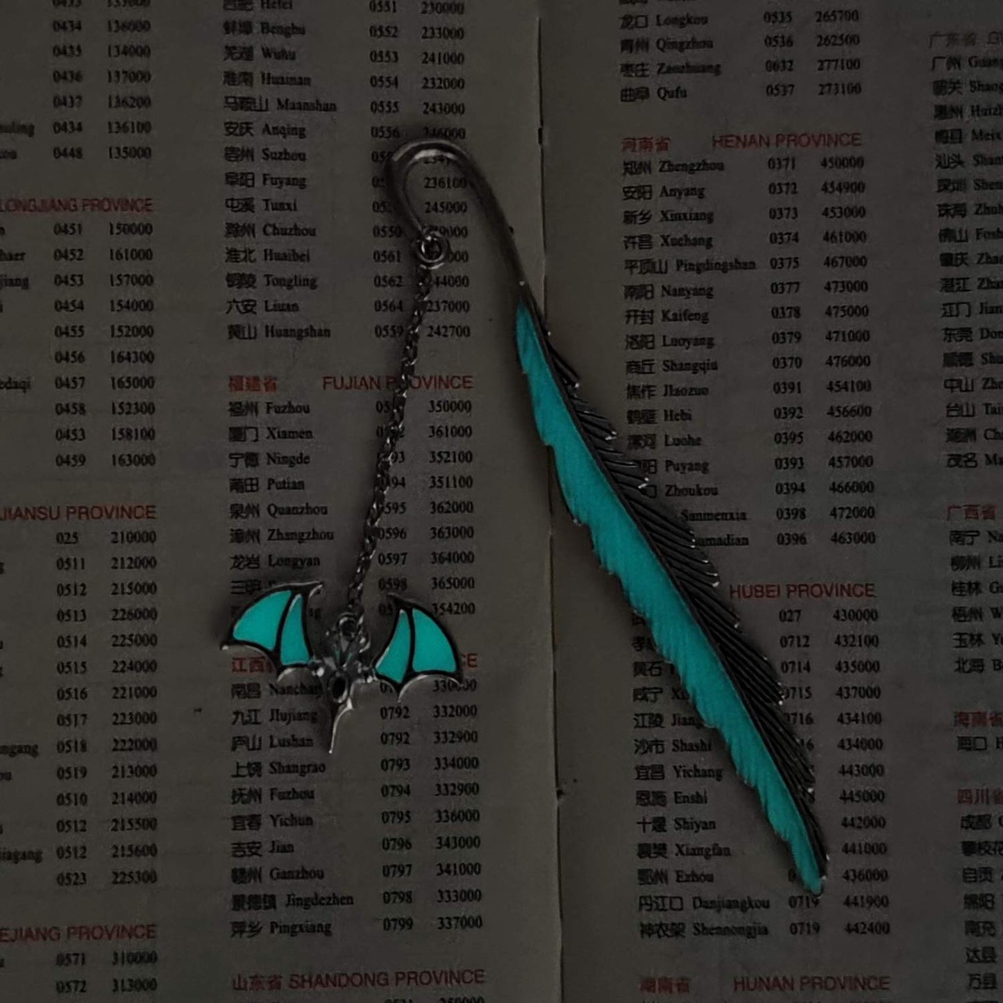 Gzrlyf Bat Bookmark Luminous Bookmarks Bat Gifts for Book Lover Bookworm Gifts Bat Lover Gifts (Luminous Bookmark)