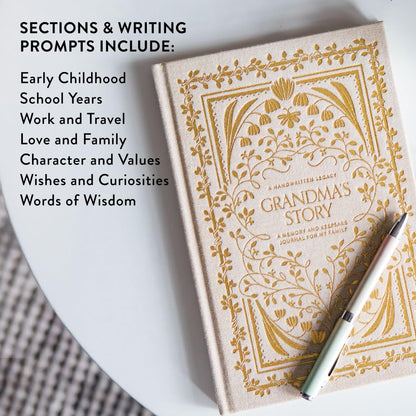 Grandma's Story: A Memory and Keepsake Journal for My Family (Heirloom Story Books and Guided Journals)