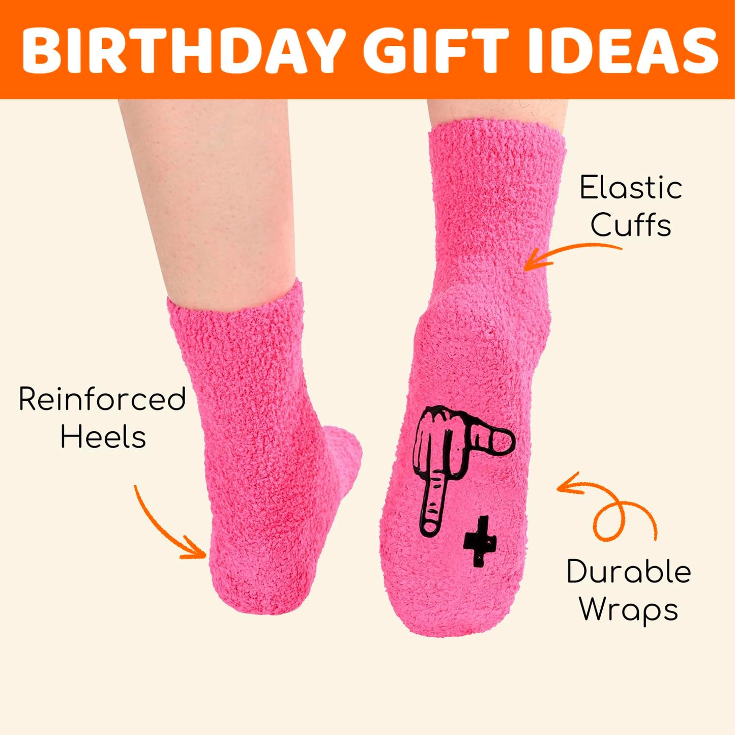 HAPPYPOP Birthday Gifts for Women - Socks for 36 37 38 39 40 Year Old Woman Her