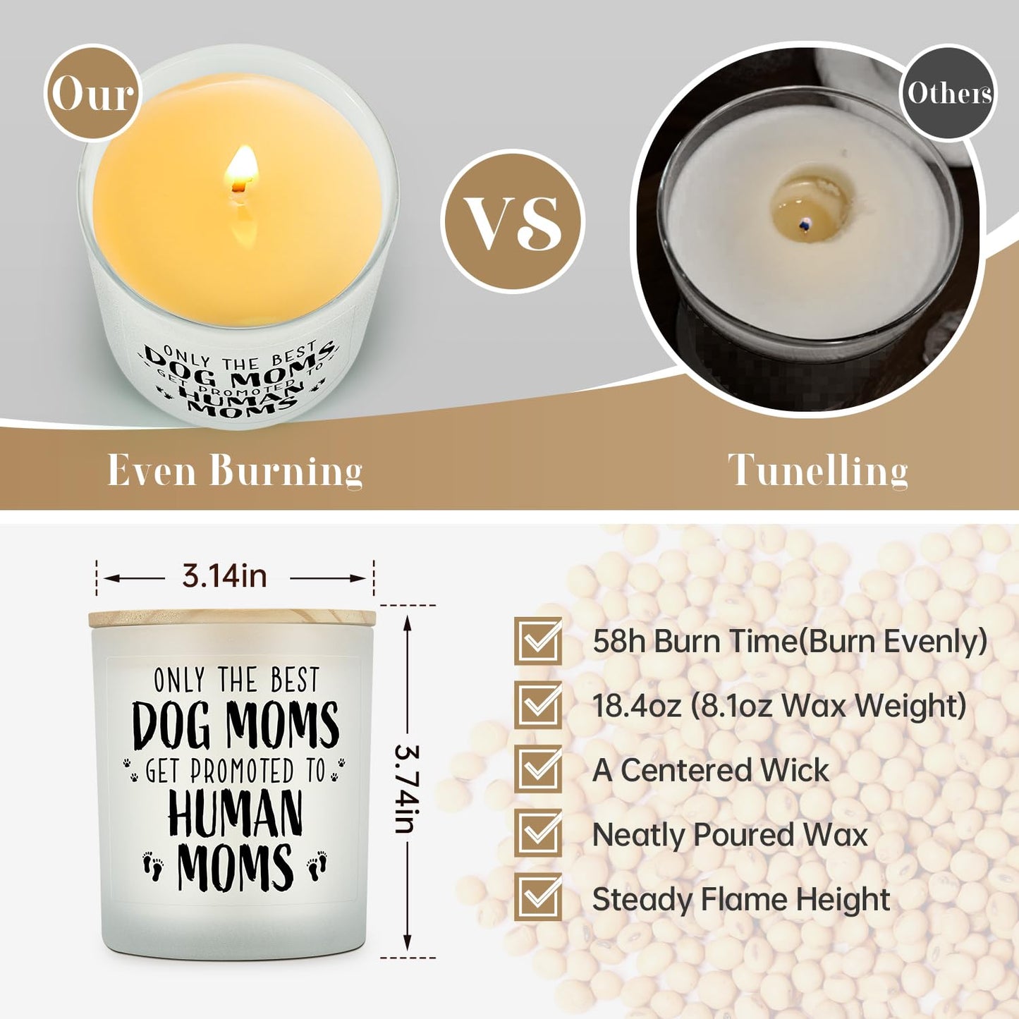 New Mom Gifts for Pregnant Women, Congrats on Pregnancy Gifts for Expecting Moms, Mom to Be Gift for Pregnant Daughter Wife Friend, First Time Mommy Birthday Mothers Day Present Candle