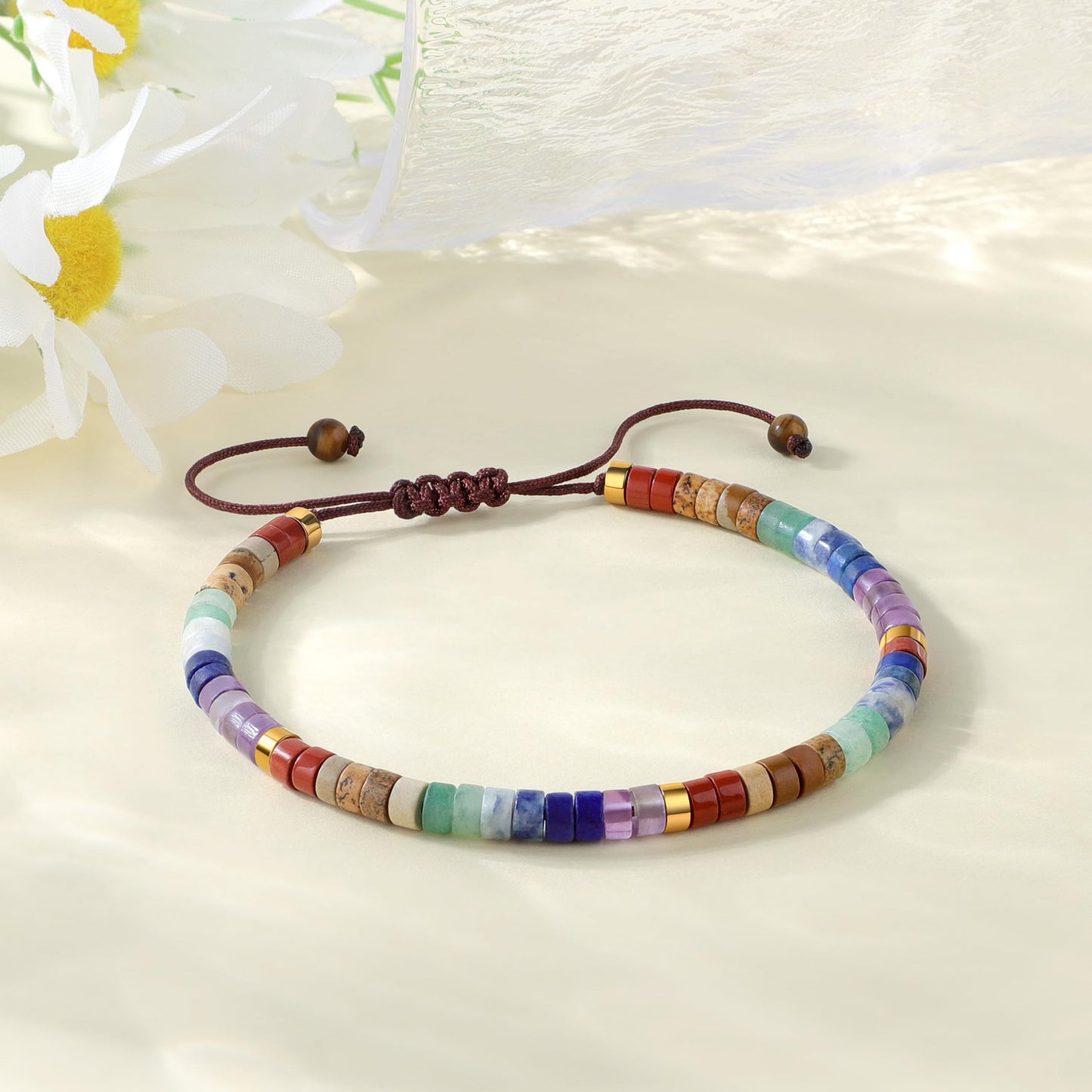 JoycuFF Inspirational Gifts for Women Get Well Soon Thinking of you Gift for Women Healing Natural Stone Bracelets