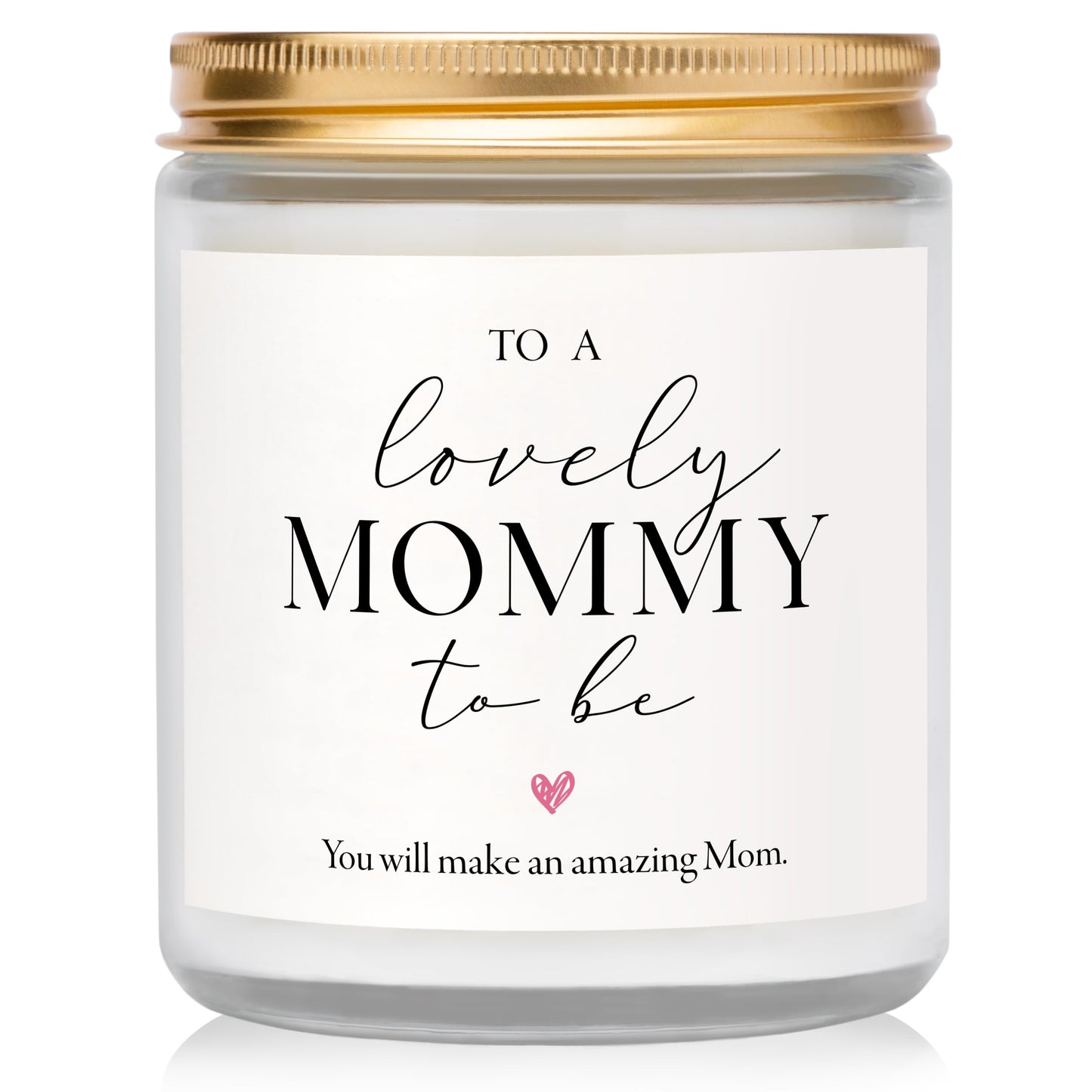 Mom to Be Mothers Day Gift, First Mothers Day Gifts for New Mom, Pregnancy Gifts for Expecting Moms - Lavender Scented Candle, Mommy to be Gift