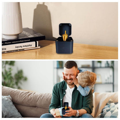 Middle Finger in a Box Gifts, Hilarious Novelty Gag Gift for Adults | Funny Home Office Desk Decor, Prank Pop Up Gift, Surprise Stress Relief Present for Christmas Men Women