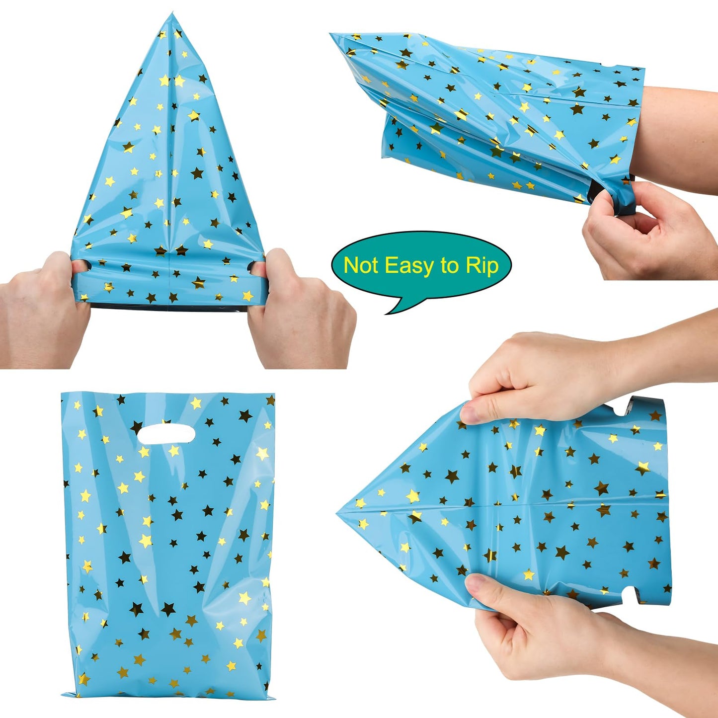 PintreeLand 7.8 * 11.3inch Party Favor Bags 30PCS, Goodie Treat Loot Bags for Kids Children Birthday, Baby Shower, Easter Holiday Party Gift Wrap Decoration