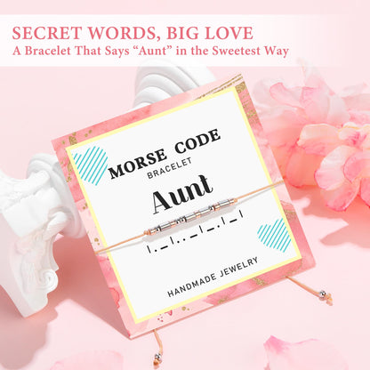Saineron Aunt Gifts for Women Best Auntie Gift Ideas Cool Aunt Birthday Gifts for Aunts from Niece Auntie Birthday Gift Presents for Aunts Bracelet Keychain Cup Socks Tote Bag Acrylic Puzzle