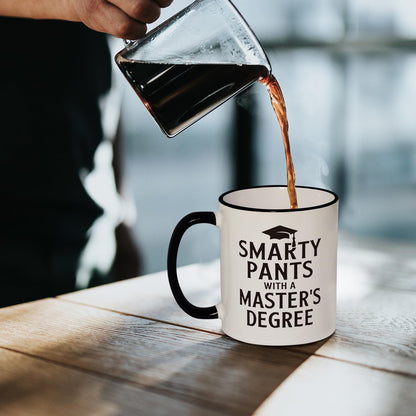 Petalsun Masters Degree Graduation Gifts, Funny Masters Degree Mug, Graduation Gift for Her, Him, Graduates, Grad Gift for Women, Men, Masters Graduation Decorations, 11oz
