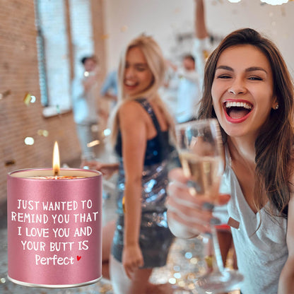 Valentines Day Gifts for Girlfriend Her Christmas Stocking Stuffers Gifts for Wife Women Sisters Mom Funny ldeas Scented Candle for Anniversary Friendship Celebration Birthday Galentines Day