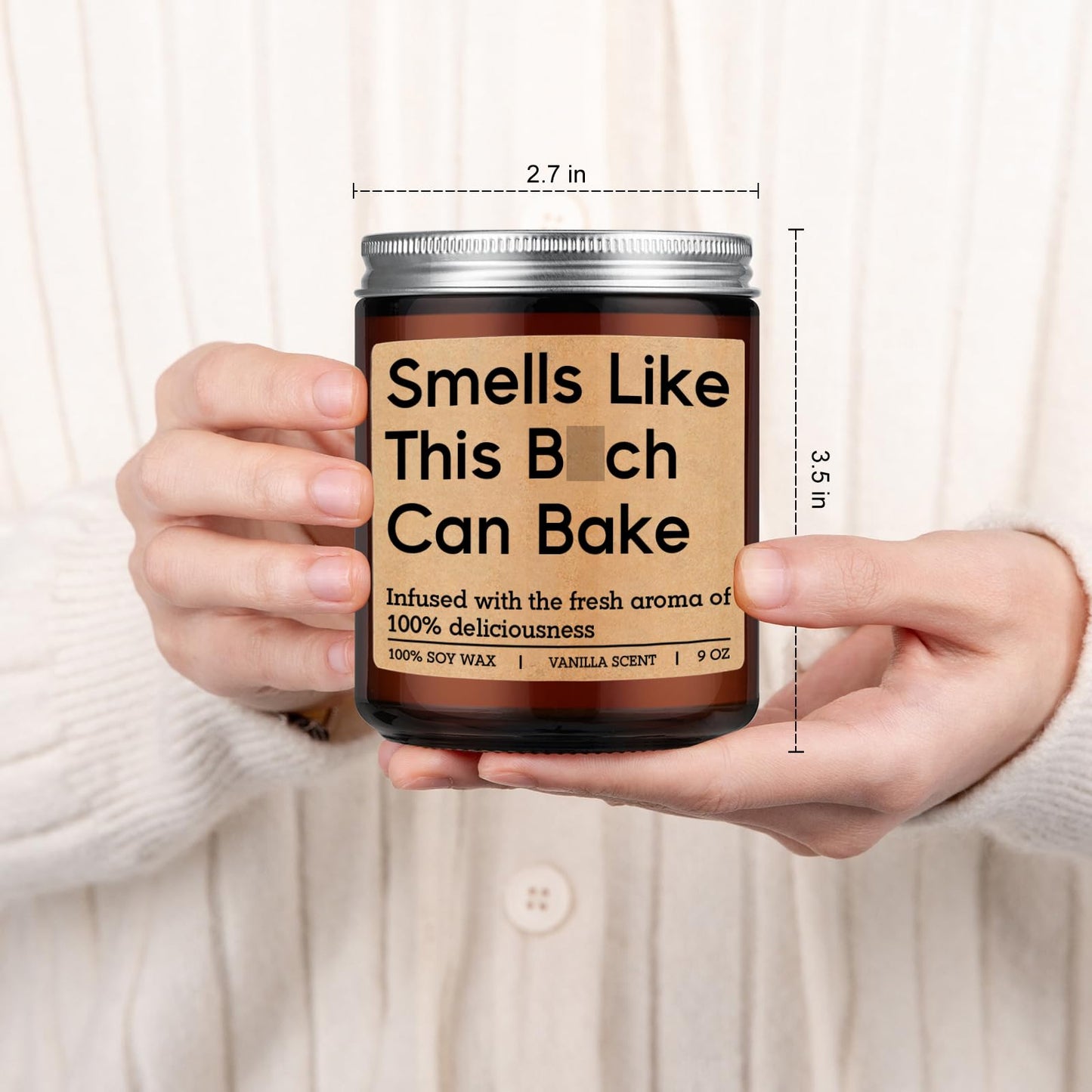 GSPY Candle, Gifts for Bakers, Baking Gifts for Women, Men - Funny Mothers Day Bake Present for Baking Lovers, Bread Bakers, Pastry Chef - Sourdough, Birthday Ideas for Friend, Culinary Student, Woman