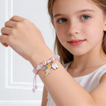 PARTNER Meaningful Tooth Fairy Gifts for Women First Lost Tooth Keepsake for Celebration & Reward with Message Card Milestone Jewelry Gift from Toothfairy