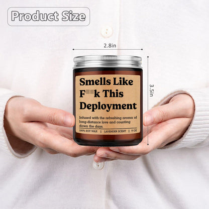 Fairy's Gift Candle, Deployment Gifts, Military Deployment Gifts, Long Distance Relationship Ideas, Mothers Day Funny Presents for Deployed Military Soldier, Army Wife, Navy Girlfriend, Spouse Mom BF