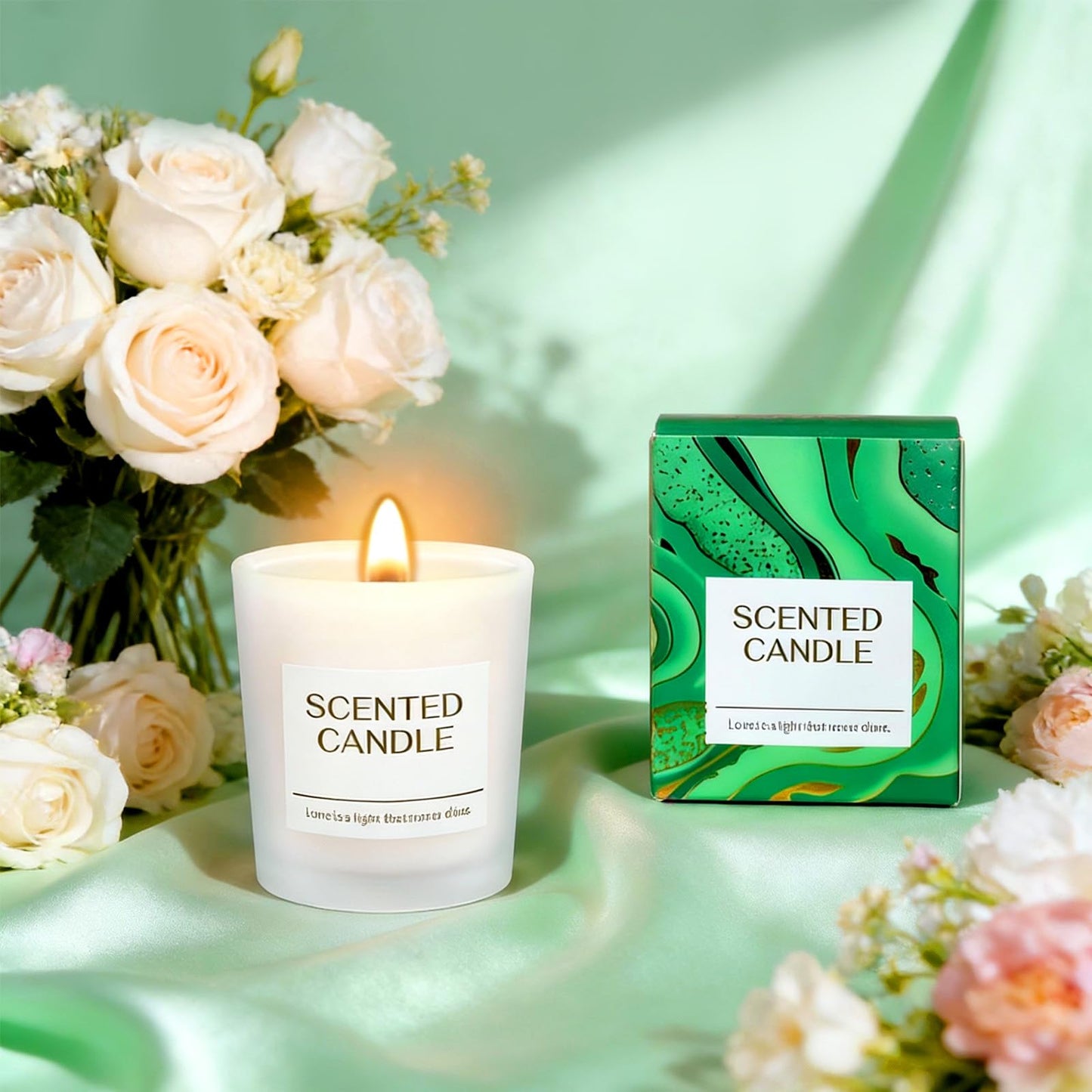 Birthday Gifts for Women, Thank You Gifts, Get Well Soon Relaxing Spa Gift Basket with Flannel Blanket for Mom, Grandma, Sister, Wife, Girlfriend, Teacher Appreciation Graduation Gift (green)