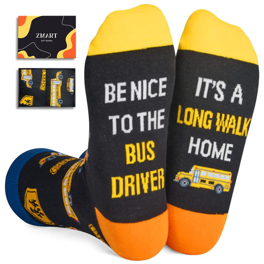 Zmart Gifts for Cheerleader Social Worker - Bus Driver Realtor Sewing Socks