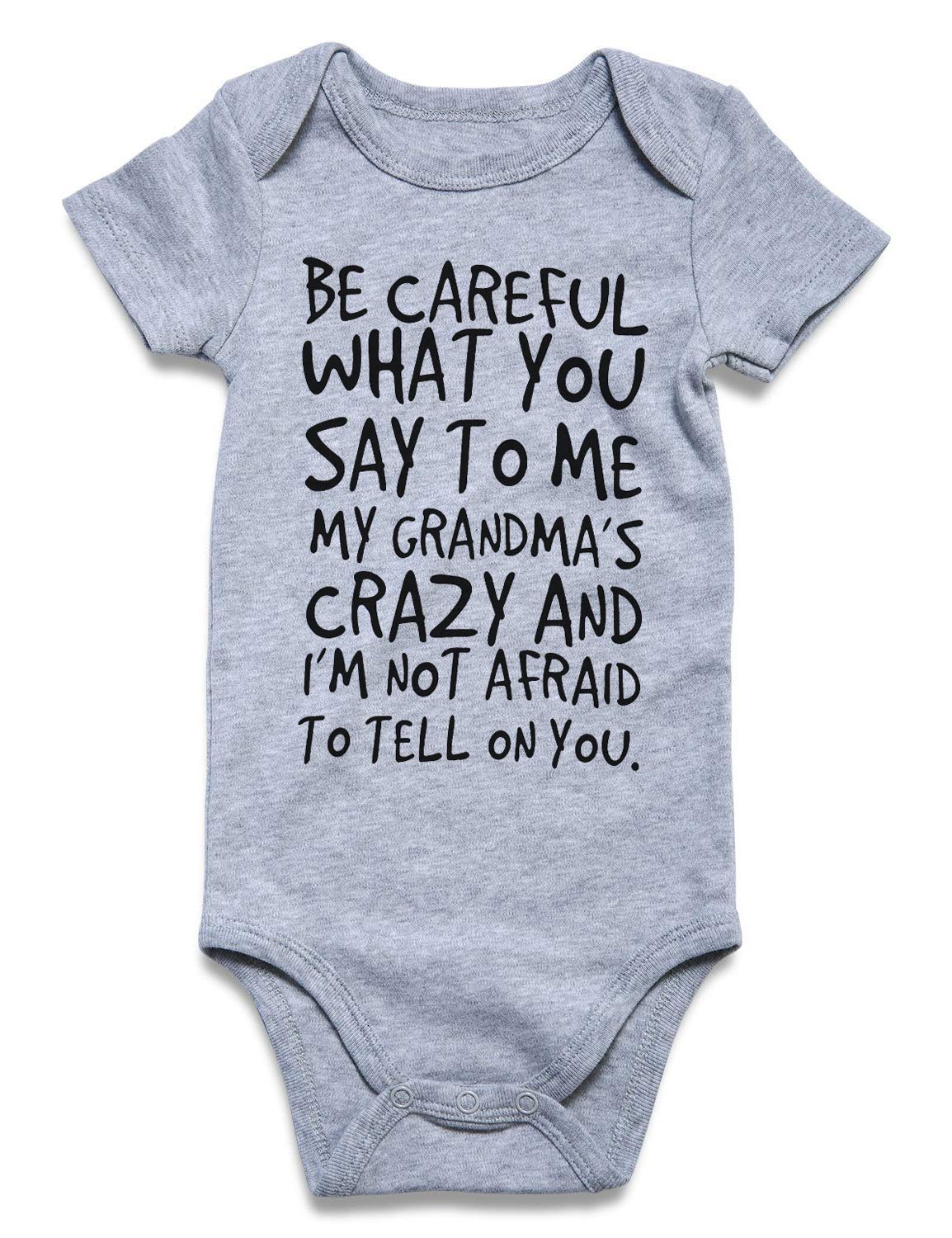 UNICOMIDEA Baby Boys Girls Romper Letter Printed Newborn Outfit Short Sleeve Bodysuits 0-12 Months
