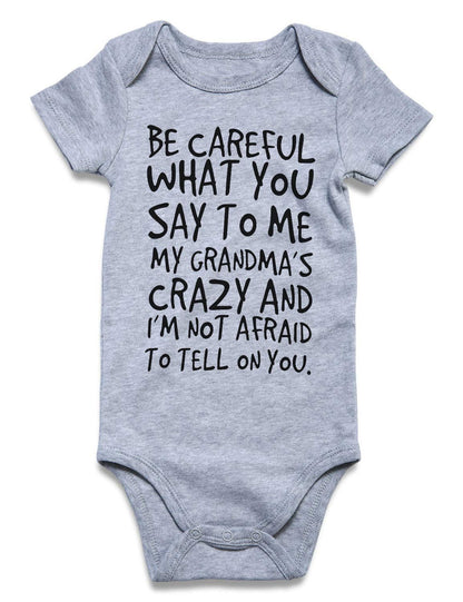 UNICOMIDEA Baby Boys Girls Romper Letter Printed Newborn Outfit Short Sleeve Bodysuits 0-12 Months