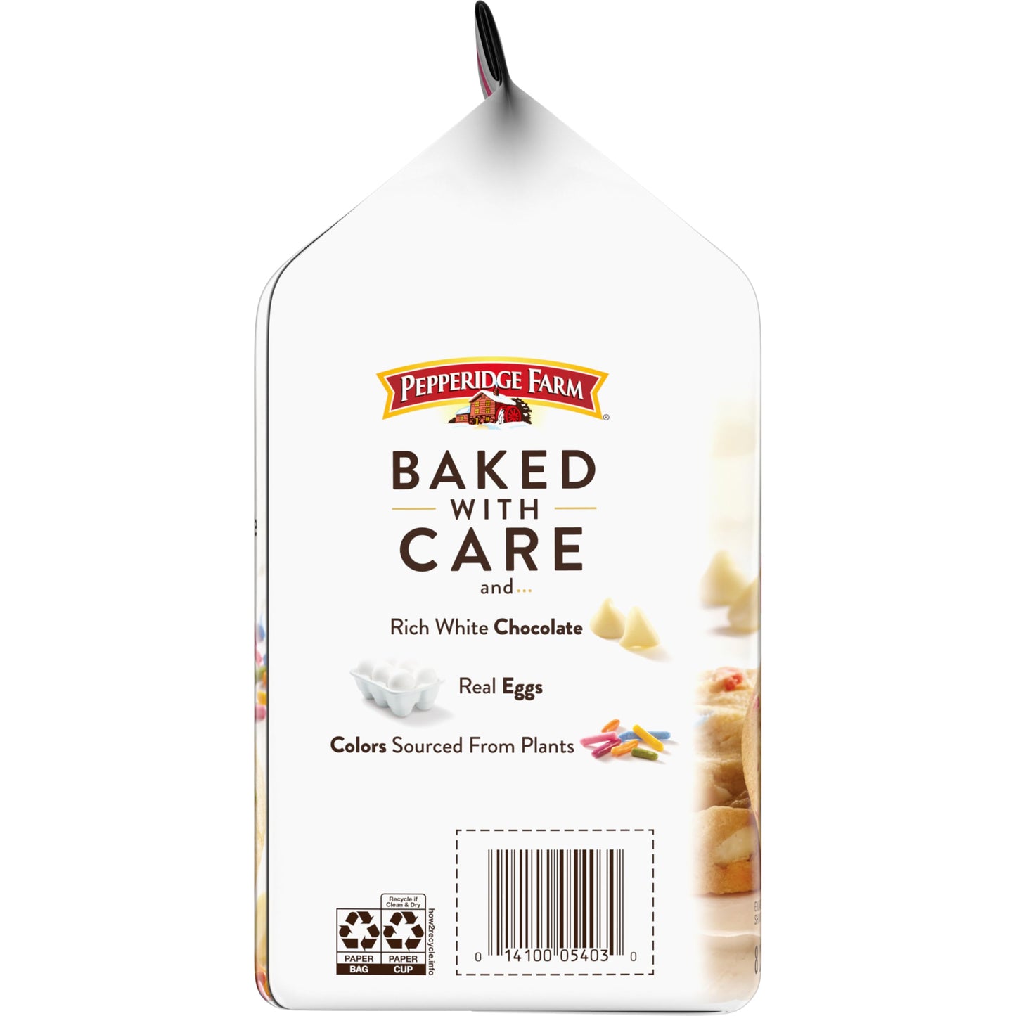 Pepperidge Farm Charleston Birthday Cake Cookies, 8 Soft Baked Cookies, 8.6 oz. Bag