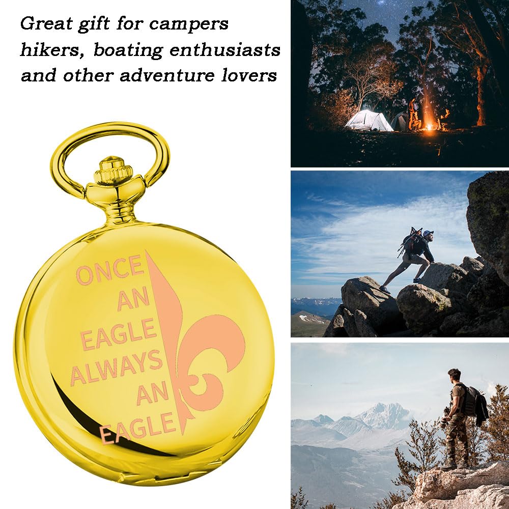 TGBJE Scout Gift Scout Court of Honor Gift Once an Always an Boating Compass Scout Ceremony Gift