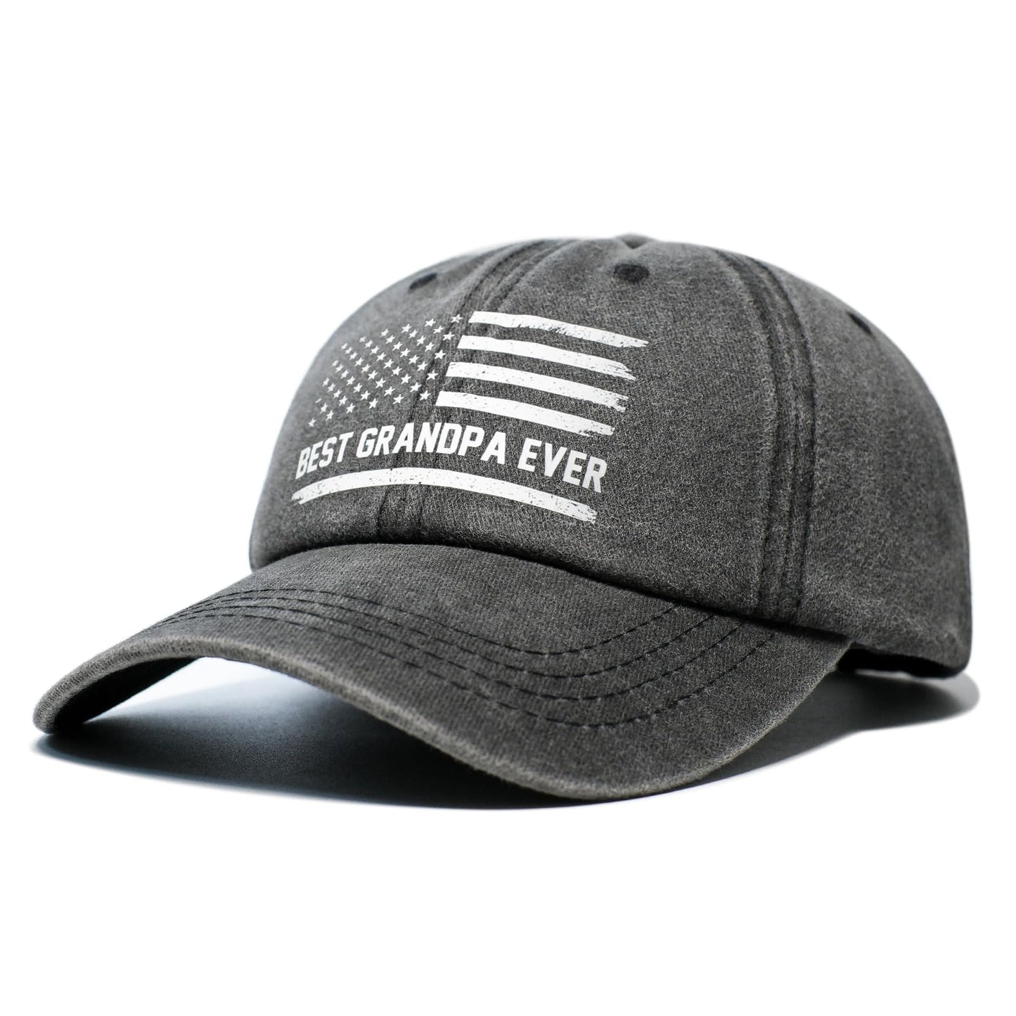Grandpa Gifts, Grandpa Hat, Christmas Fathers Day Birthday Gifts for Grandpas - Adjustable Washed Cotton Baseball Cap