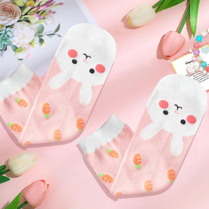 Easter Basket for Teen Girls,Adult Easter Basket Stuffers Essentials for Women with Bunny Mug Tote Bag Socks Gifts for Women Teen Girls.