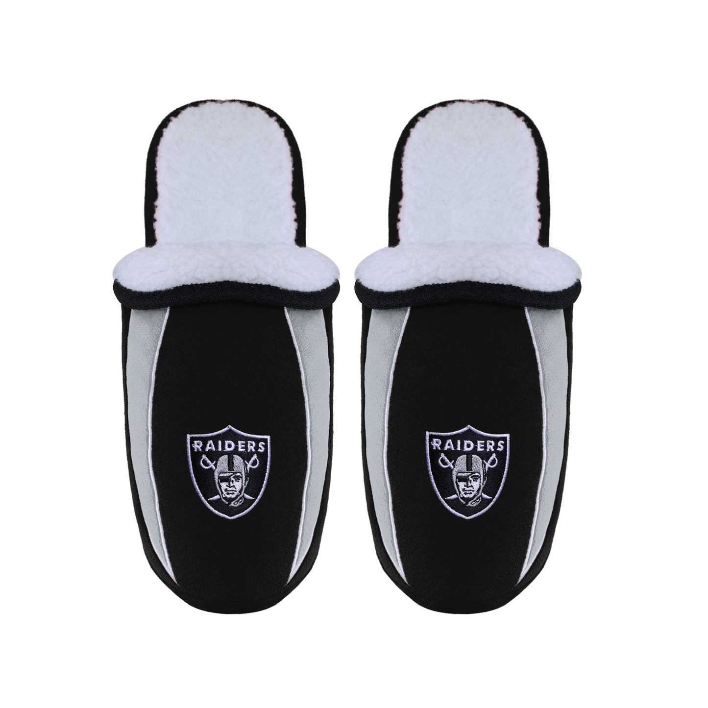 FOCO NFL Mens Football Team Logo Moccasin Slippers Shoes