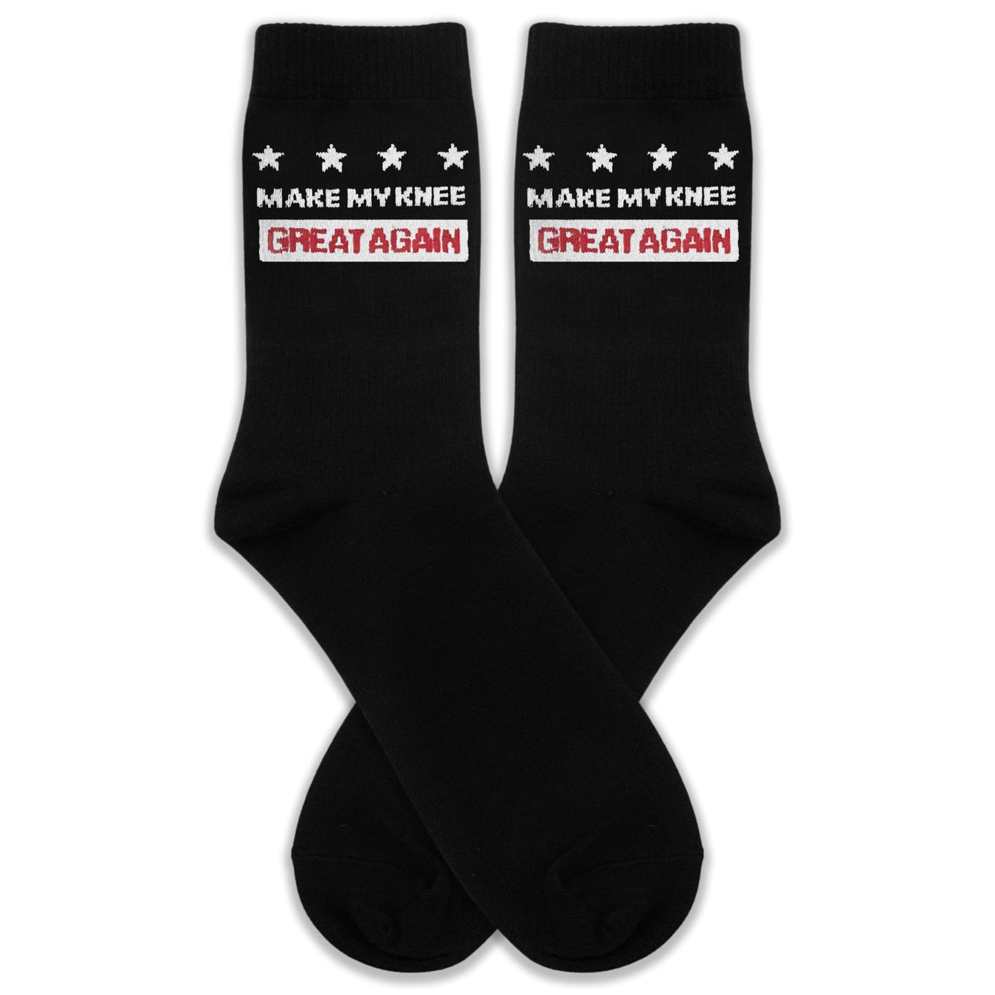 "Make My Knee Great Again Knee Recovery Socks - Funny Support Gift for Surgery Patients & Athletes.(110)