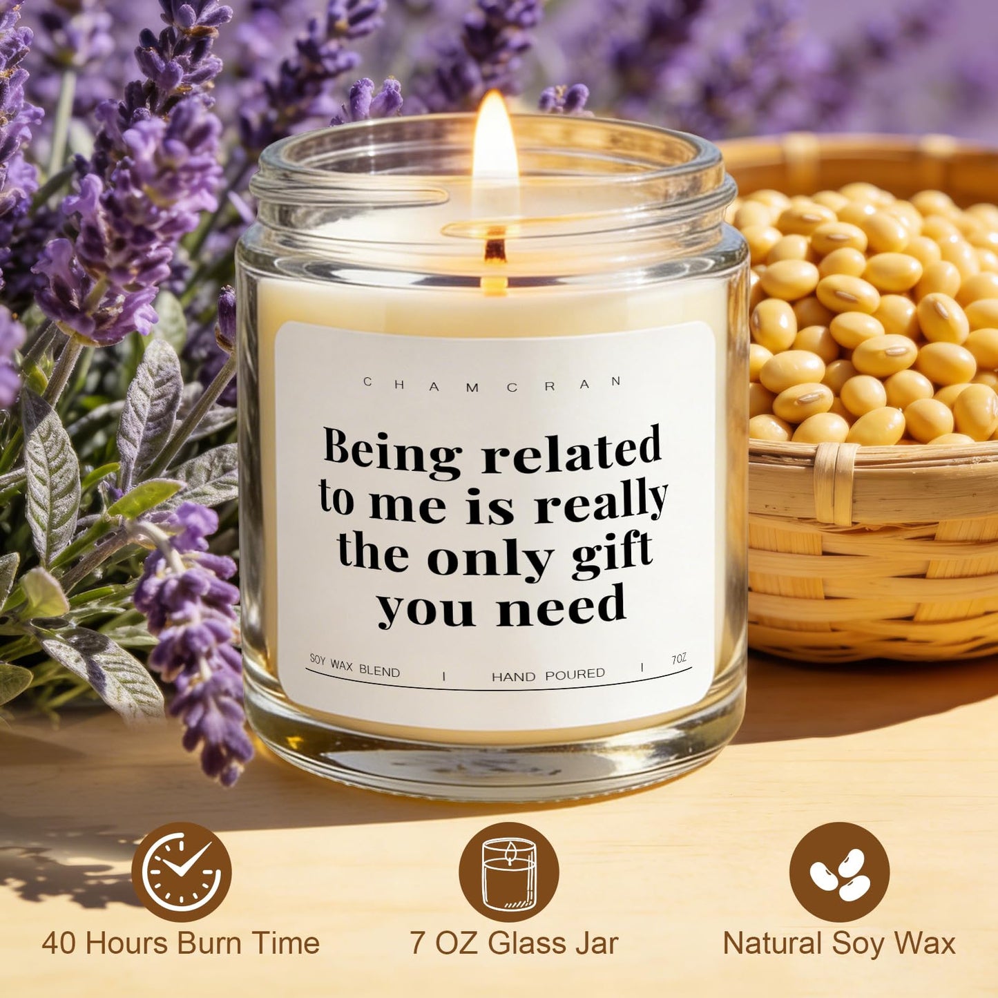 Funny Gifts for Sister Brother, Brothers Birthday Gift from Sisters Meaningful Candles National Siblings Day Gift Idea for Cousin