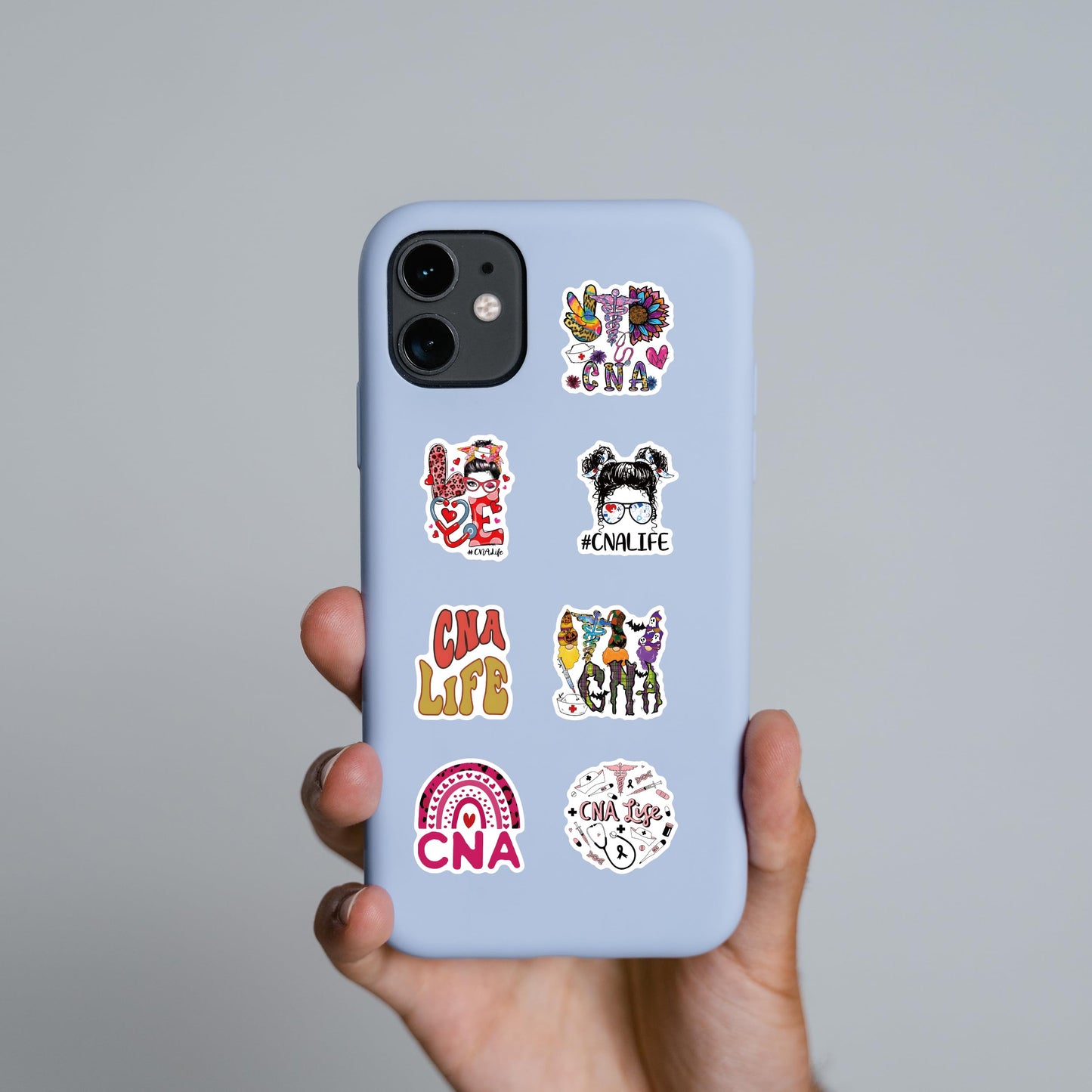 120Pcs CNA Stickers Pack, Life Aesthetic Vinyl Waterproof Sticker Decals for Water Bottle,Laptop,Phone,Skateboard,Scrapbooking,Bumper Choice for Fans for Party Supply…