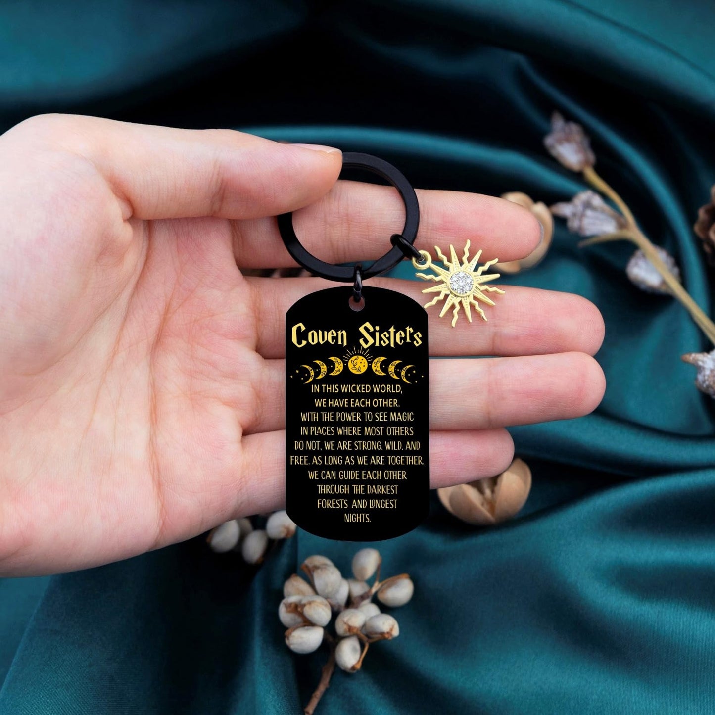 Witchy Gifts For Women Witch Stuff Halloween Gifts For Women Witchy Keychain Witch Stuff Witchcraft Witch Birthday Halloween Keychain Gift Witch Accessories Wicked