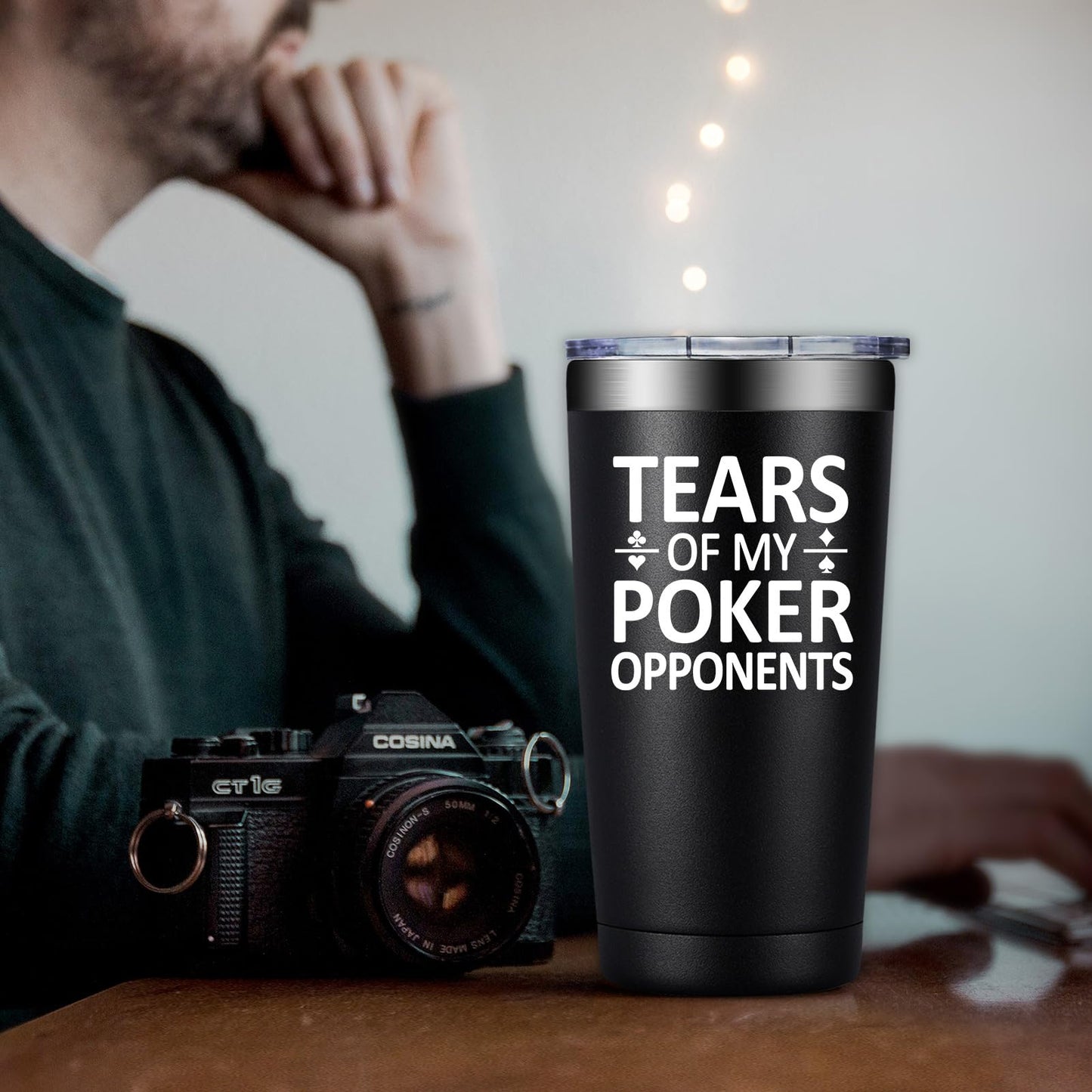Poker Gifts for Men Women - Gifts for Poker Players - Christmas Brithday Gift for Pokers Lovers - 20oz Pokers Gift Ideas Tumbler