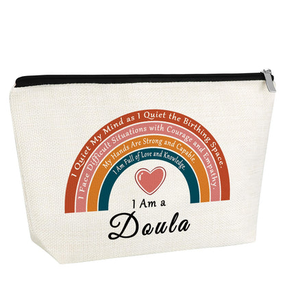 Thank You Gift for Midwife Makeup Bag Appreciation Gifts for Doula Postpartum Nurse Inspirational Survival Gifts for Grandma Mom Friend Graduation Gift for Obstetric Doctor Coworker Travel Pouch
