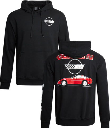 General Motors Chevrolet Corvette Mens Graphic Hoodies - Fleece Pullover Hooded Sweatshirt Cool Streetwear Hoodies (S-XL)