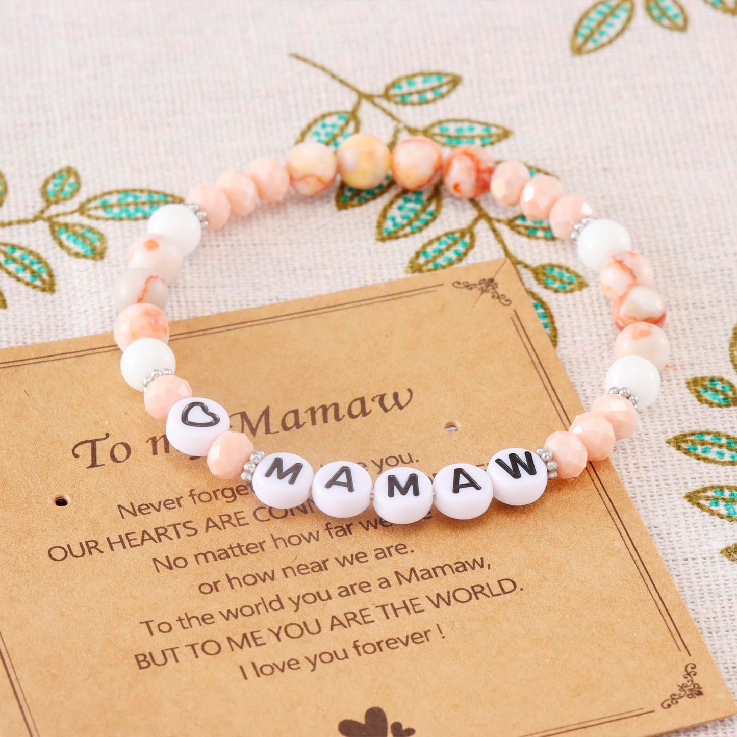Gifts for Mamaw Birthday from Grandchildren Best Grandma Mothers Day Mamaw Bracelet