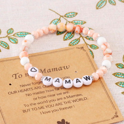 Gifts for Mamaw Birthday from Grandchildren Best Grandma Mothers Day Mamaw Bracelet