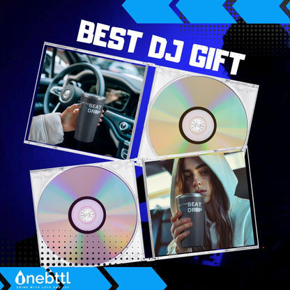 Onebttl DJ Gifts for Men, Women, Disc Jockey Gifts, Disco & Bar Lovers - Let the Beat Drop
