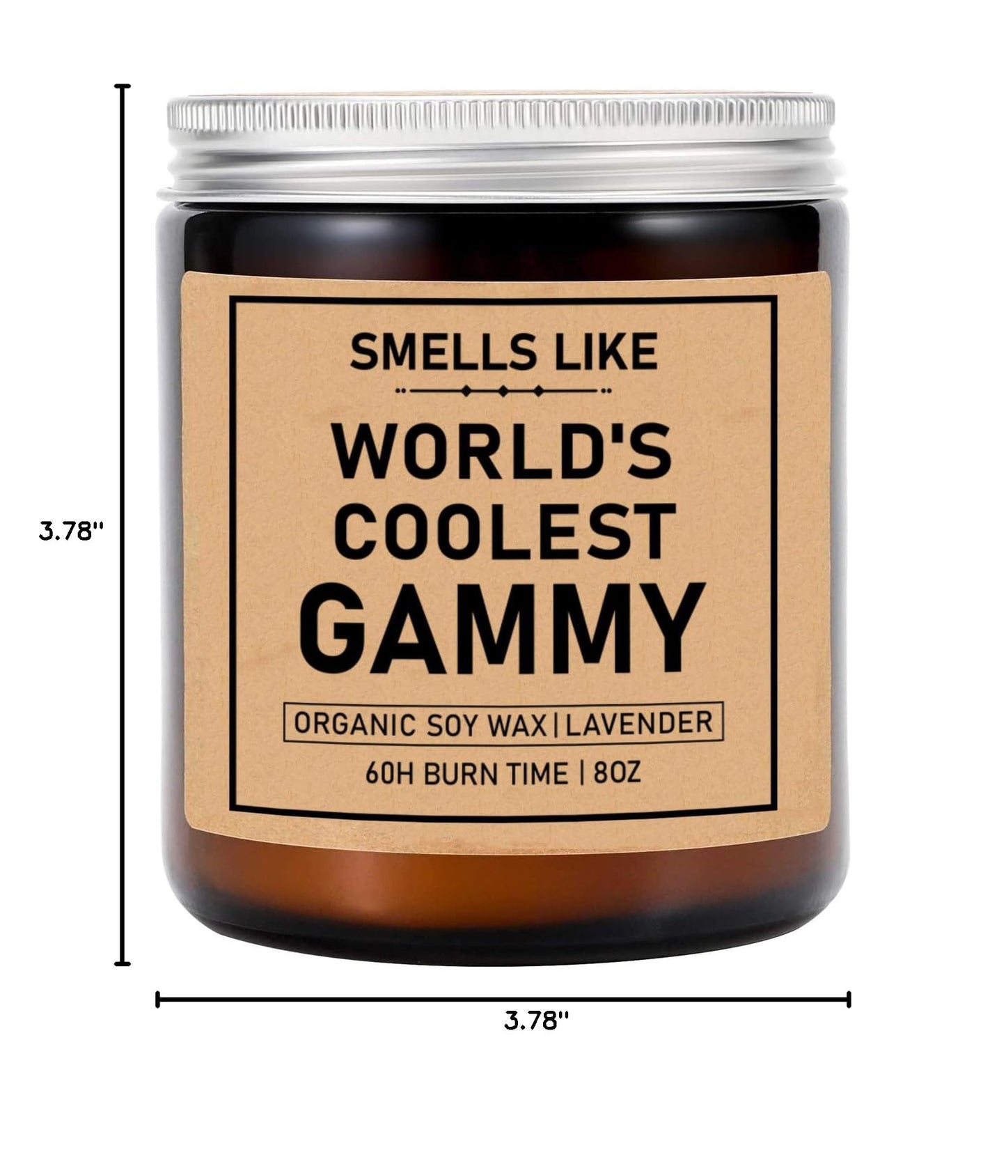 Smells Like World's Coolest Gammy Candle - Gammy Soy Candle - Funny Gammy Gift Candle - Mother's Day Gift - Smells Like Candle - Candle for Gammy - Happy Mother's Day