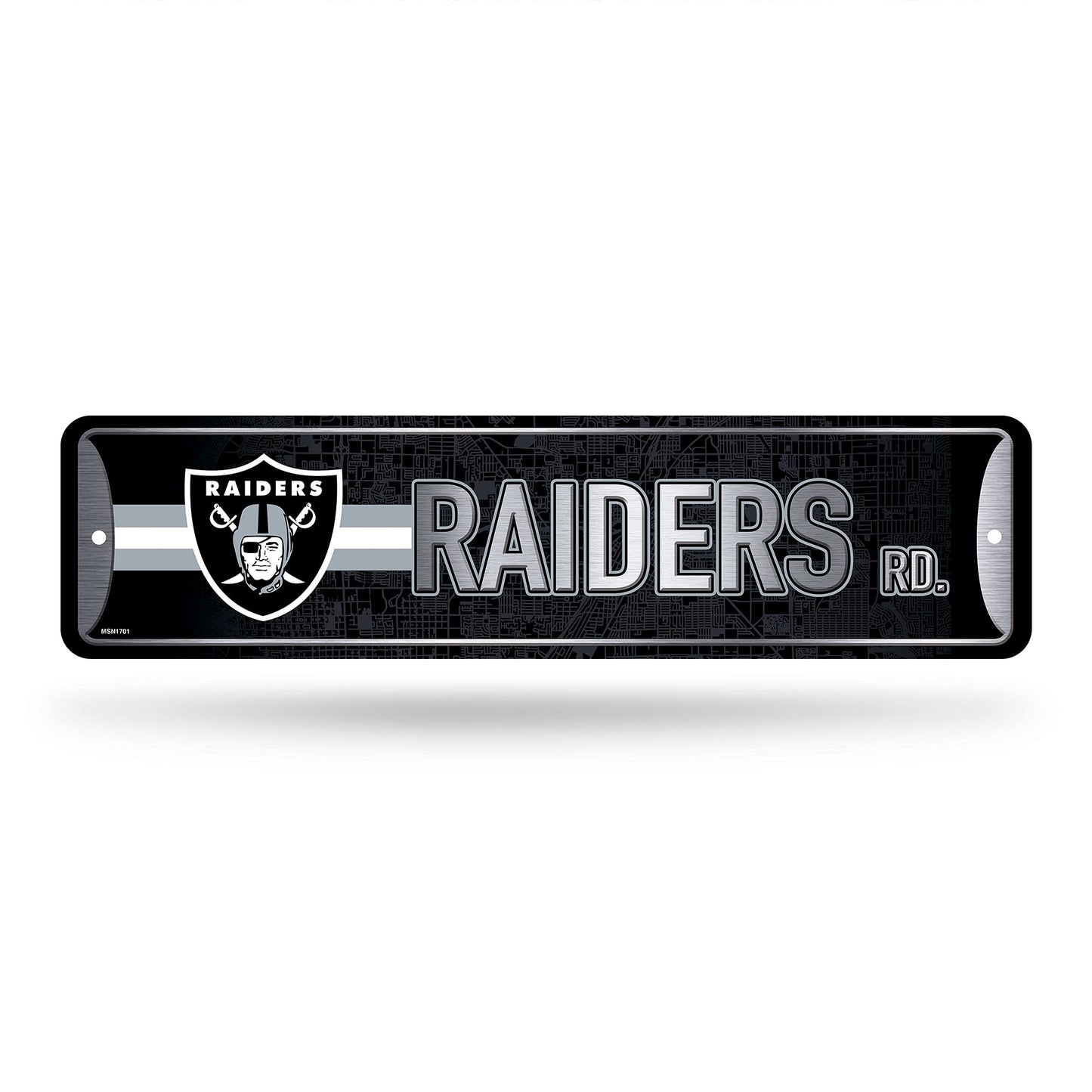 NFL Rico Industries Metal Street Sign Metal Street Sign 4" x 15" Home Décor - Bedroom - Office - Man Cave