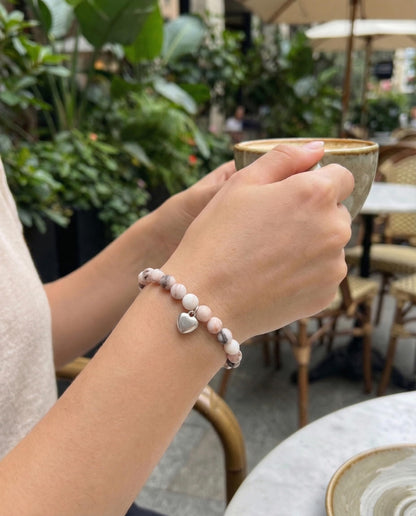 HGDEER Natural Stone Bracelet, Sometimes Your Forget You're Awesome Reminder Bracelets Best GIfts Ideas for Women with Quote Card