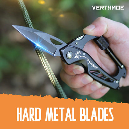 Gifts for Papa, Papa Gifts for Fathers Day, Papa‘s Multitool Gift for Fathers Day Birthday, EDC Outdoor Papa’s Gift
