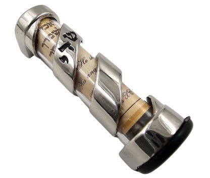 TALISMAN4U Protection CAR MEZUZAH with Travelers Prayer Scroll Hebrew Shadai Spiral Design Jewish Mezuza from Israel Jerusalem Art Judaica Gift